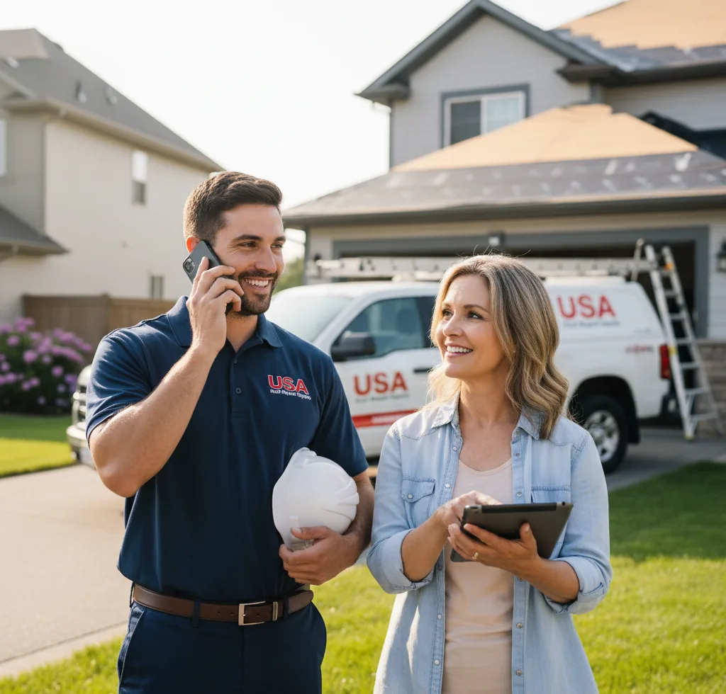 USA Roof Repair Experts customer support in Folcroft